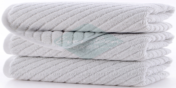China Bulk Custom White Twill Towels Hotel Towels Factory